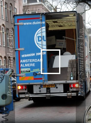 Amsterdam 8 januari 2020
Verhuizing Isa Hoes van haar huis aan het vondelpark naar een nieuw huis.
