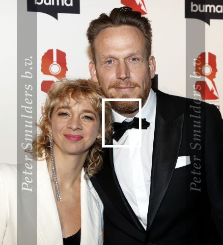 Hilversum 9 maart 2020
Uitreiking Buma awards in studio 21 op het mediapark. Jacqueline Govaert en haar man Ivo Maissan