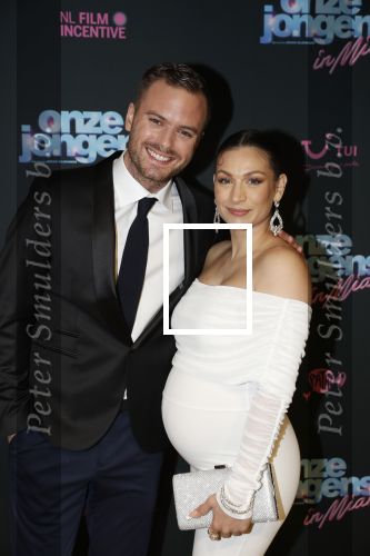 Amsterdam 27 januari 2020
Premiere Onze Jongens in Miami in Tuschinski. Jim Bakkum en Eva v d Wijdeven zwanger
