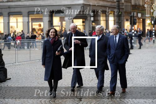 Amsterdam 14 januari 2020
Nieuwjaarsreceptie van Koningin Maxima en Koning Willem Alexander in het paleis op de dam. de 4 burgemeesters van de grote steden . vlnr Johan Remkes Femke Halsema Jan v Zanen en Aboutaleb