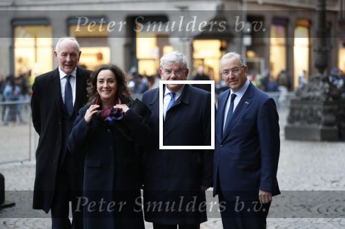 Amsterdam 14 januari 2020
Nieuwjaarsreceptie van Koningin Maxima en Koning Willem Alexander in het paleis op de dam. de 4 burgemeesters van de grote steden . vlnr Johan Remkes Femke Halsema Jan v Zanen en Aboutaleb