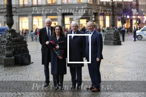 Amsterdam 14 januari 2020
Nieuwjaarsreceptie van Koningin Maxima en Koning Willem Alexander in het paleis op de dam. de 4 burgemeesters van de grote steden . vlnr Johan Remkes Femke Halsema Jan v Zanen en Aboutaleb