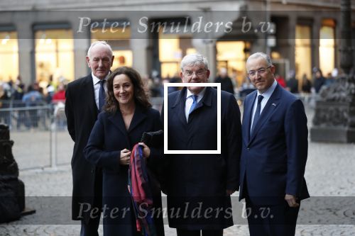 Amsterdam 14 januari 2020
Nieuwjaarsreceptie van Koningin Maxima en Koning Willem Alexander in het paleis op de dam. de 4 burgemeesters van de grote steden . vlnr Johan Remkes Femke Halsema Jan v Zanen en Aboutaleb
