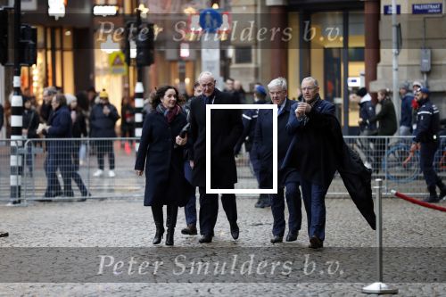 Amsterdam 14 januari 2020
Nieuwjaarsreceptie van Koningin Maxima en Koning Willem Alexander in het paleis op de dam. de 4 burgemeesters van de grote steden v.l.n.r.: Johan Remkes Femke Halsema Jan v Zanen en Ahmed Aboutaleb