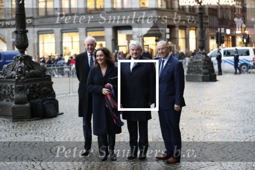Amsterdam 14 januari 2020
Nieuwjaarsreceptie van Koningin Maxima en Koning Willem Alexander in het paleis op de dam. de 4 burgemeesters van de grote steden v.l.n.r.: Johan Remkes Femke Halsema Jan v Zanen en Ahmed Aboutaleb