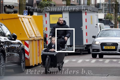 Amsterdam 29 januari 2020
Johnny Heitinga met dochter Jezebel in bakfiets