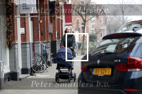 Amsterdam 24 januari 2020
Kimberley Klaver achter de kinderwagen.