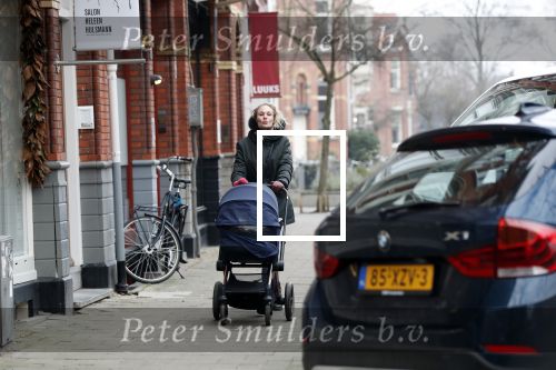 Amsterdam 24 januari 2020
Kimberley Klaver achter de kinderwagen.