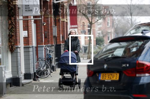 Amsterdam 24 januari 2020
Kimberley Klaver achter de kinderwagen.