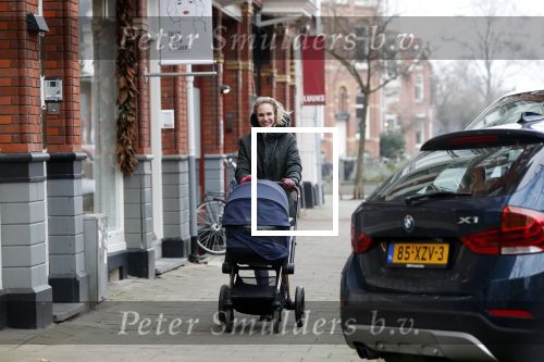 Amsterdam 24 januari 2020
Kimberley Klaver achter de kinderwagen.