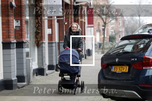 Amsterdam 24 januari 2020
Kimberley Klaver achter de kinderwagen.