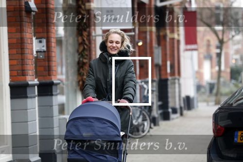 Amsterdam 24 januari 2020
Kimberley Klaver achter de kinderwagen.