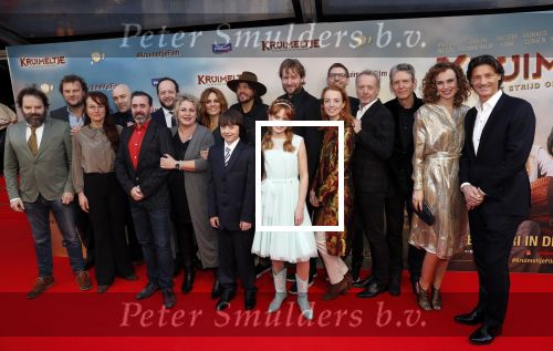 Amsterdam 1 februari 2020
Premiere Kruimeltje in Tuschinski.  Cast Viggo Neijs, Sabijn Dunnewijk, Rick Engelkes, Ilse Warringa , Kim Pieters, Victor Low, Bas Keijzer, Horace Cohen, Rob Dekay, Rian Gerritsen, Mike Libanon, Loek Peters en Rein Hofman