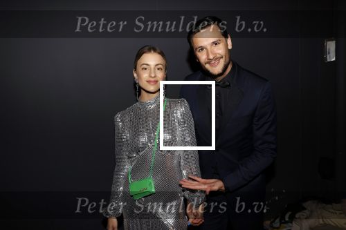 Hilversum 9 maart 2020
Uitreiking Buma awards in studio 21 op het mediapark. Lizzy v d Ligt met vriend Yuki