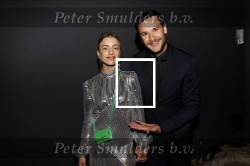 Hilversum 9 maart 2020
Uitreiking Buma awards in studio 21 op het mediapark. Lizzy v d Ligt met vriend Yuki