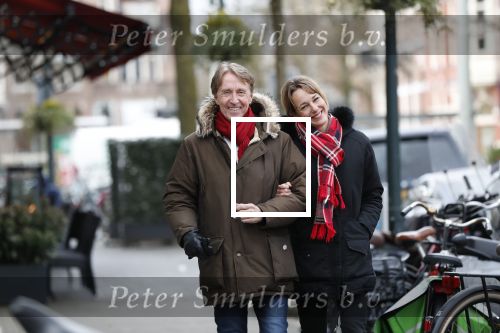 Amsterdam 11 februari 2020
Marianne Timmer met goede vriend Cees Wijburg op de cornelis schuytstraat