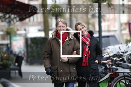 Amsterdam 11 februari 2020
Marianne Timmer met goede vriend Cees Wijburg op de cornelis schuytstraat