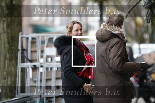 Amsterdam 11 februari 2020
Marianne Timmer met goede vriend Cees Wijburg op de cornelis schuytstraat