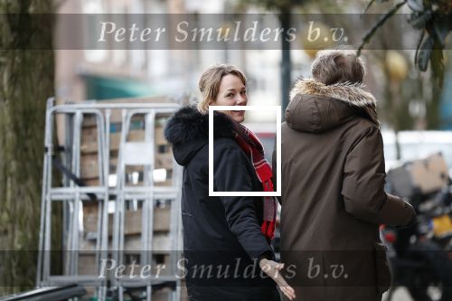 Amsterdam 11 februari 2020
Marianne Timmer met goede vriend Cees Wijburg op de cornelis schuytstraat