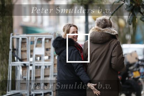 Amsterdam 11 februari 2020
Marianne Timmer met goede vriend Cees Wijburg op de cornelis schuytstraat