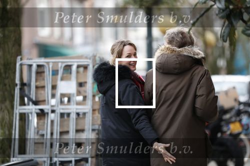 Amsterdam 11 februari 2020
Marianne Timmer met goede vriend Cees Wijburg op de cornelis schuytstraat