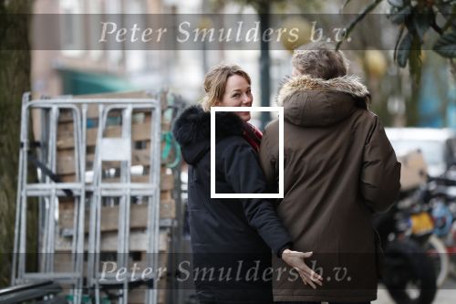 Amsterdam 11 februari 2020
Marianne Timmer met goede vriend Cees Wijburg op de cornelis schuytstraat