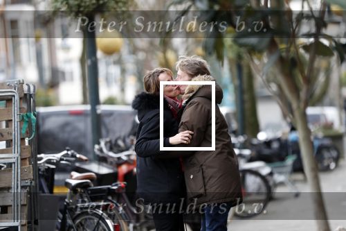 Amsterdam 11 februari 2020
Marianne Timmer met goede vriend Cees Wijburg op de cornelis schuytstraat