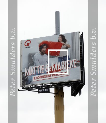 Amsterdam 1 maart 2020
Reclame Mattie en Marieke Q Music aan A10