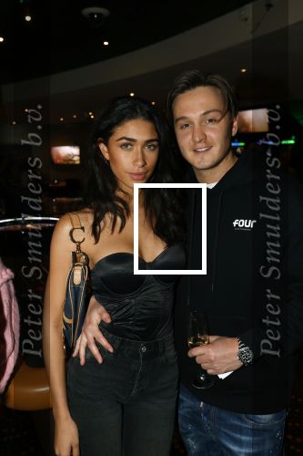 Amsterdam 27 februari 2020
Presentatie parfum Philipp Plein in het Holland casino. Maxim Froger met6 zijn nieuwe vriendin Shayna