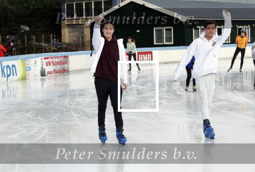 Amsterdam 4 februari 2020
Perspresentatie Hollandse 100 voor Lymph&Co op de Jaap Eden schaatsbaan.
Prins Bernahrd jr en Prinses Margriet zijn ook aanwezig. Nino Wilkes en Maxim Froger