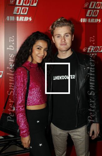 Amsterdam 10 januari 2020
Uitreiking top 40 awards van Qmusic. Moise Trustfull en haar vriend Kaj v d Voort