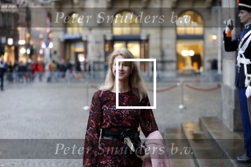 Amsterdam 14 januari 2020
Nieuwjaarsreceptie van Koningin Maxima en Koning Willem Alexander in het paleis op de dam. Mona Keizer met â€¦.