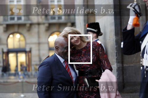 Amsterdam 14 januari 2020
Nieuwjaarsreceptie van Koningin Maxima en Koning Willem Alexander in het paleis op de dam. Mona Keizer met â€¦.