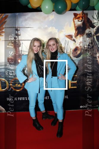 Amsterdam 12 januari 2020
Premiere Dolittle in pathe Arena. Mylenne Waalewijn en Rosanne Waalewijn