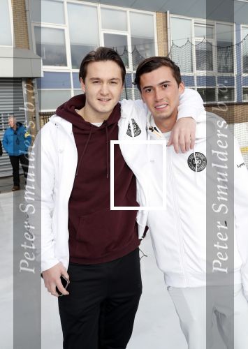 Amsterdam 4 februari 2020
Perspresentatie Hollandse 100 voor Lymph&Co op de Jaap Eden schaatsbaan.
Prins Bernahrd jr en Prinses Margriet zijn ook aanwezig. Nino Wilkes en Maxim Froger