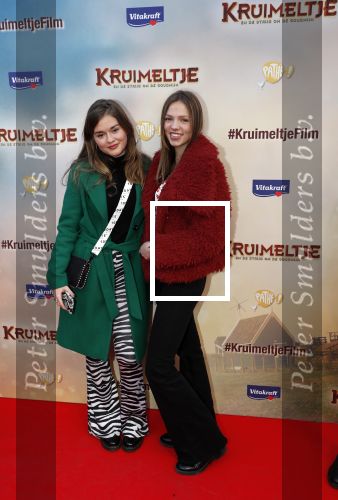 Amsterdam 1 februari 2020
Premiere Kruimeltje in Tuschinski. 
Noa Zwan en Tess v d Veer