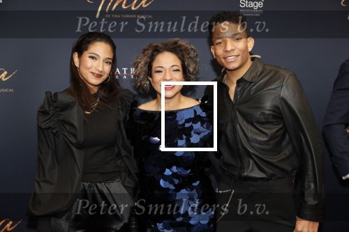 Utrecht 9 februari 2020
Premiere Tina Turner musical in het Beatrix Theater.
Nurlaila Karim met haar kinderen