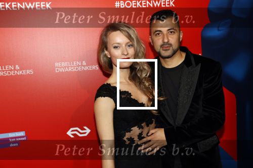 Amsterdam 6 maart 2020
Boekenbal 2020 in de koninklijke schouwburg. Ozcan Akyol met partner Anna van den Breemer