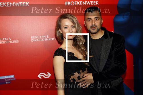 Amsterdam 6 maart 2020
Boekenbal 2020 in de koninklijke schouwburg. Ozcan Akyol met partner Anna van den Breemer