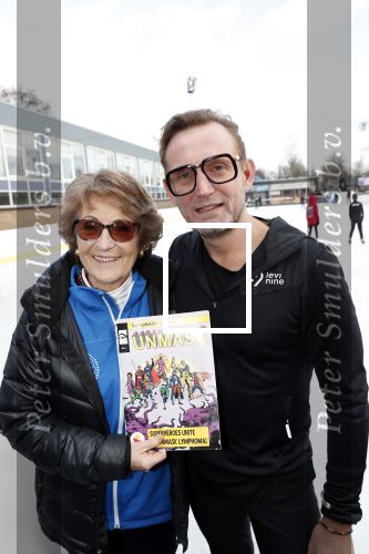 Amsterdam 4 februari 2020
Perspresentatie Hollandse 100 voor Lymph&Co op de Jaap Eden schaatsbaan.
Prins Bernahrd jr en Prinses Margriet zijn ook aanwezig.