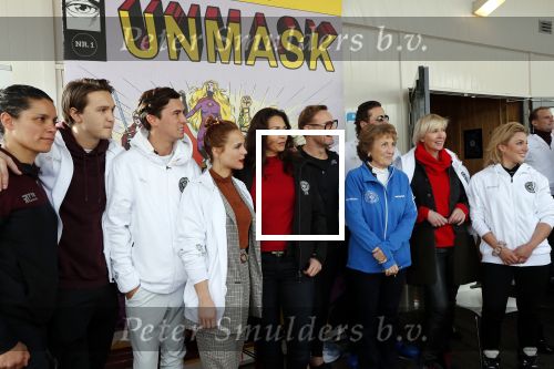 Amsterdam 4 februari 2020
Perspresentatie Hollandse 100 voor Lymph&Co op de Jaap Eden schaatsbaan.
Prins Bernahrd jr en Prinses Margriet zijn ook aanwezig. Stijn Franken Fien Vermeulen Benjamin Aslan Nino Wilkes Maxim Froger  Andre v d Toorn Fien Vermeulen ea
