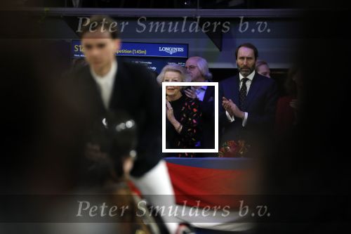 Amsterdam 23 januari 2020
Jumping Amsterdam in de Rai. Prinses Beatrix en Tjalling ten cate op de tribune