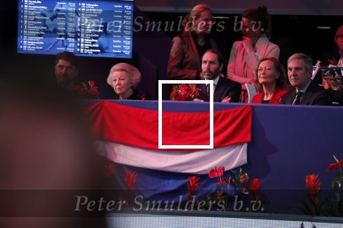 Amsterdam 23 januari 2020
Jumping Amsterdam in de Rai. Prinses Beatrix en Tjalling ten cate op de tribune