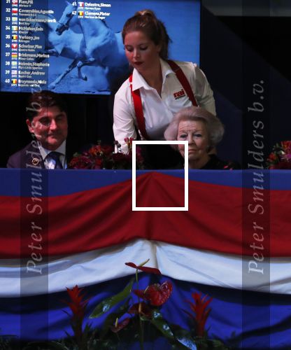 Amsterdam 23 januari 2020
Jumping Amsterdam in de Rai. Prinses Beatrix en Tjalling ten cate op de tribune
