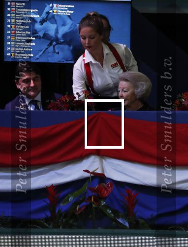 Amsterdam 23 januari 2020
Jumping Amsterdam in de Rai. Prinses Beatrix en Tjalling ten cate op de tribune