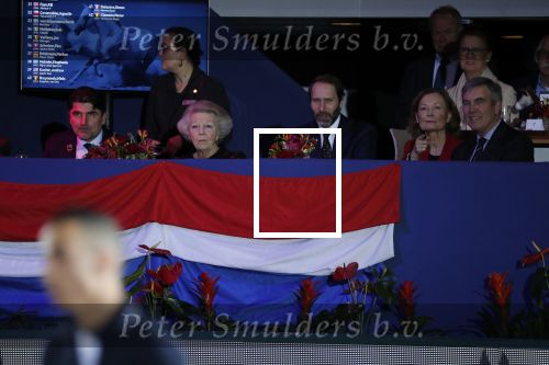 Amsterdam 23 januari 2020
Jumping Amsterdam in de Rai. Prinses Beatrix en Tjalling ten cate op de tribune