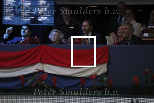 Amsterdam 23 januari 2020
Jumping Amsterdam in de Rai. Prinses Beatrix en Tjalling ten cate op de tribune