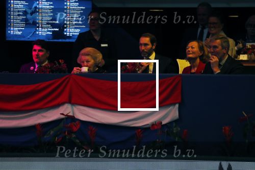 Amsterdam 23 januari 2020
Jumping Amsterdam in de Rai. Prinses Beatrix en Tjalling ten cate op de tribune