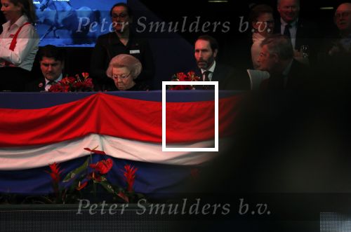 Amsterdam 23 januari 2020
Jumping Amsterdam in de Rai. Prinses Beatrix en Tjalling ten cate op de tribune