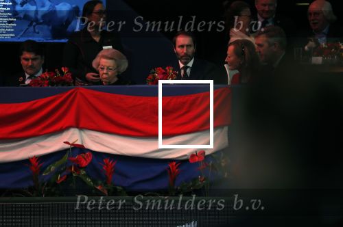 Amsterdam 23 januari 2020
Jumping Amsterdam in de Rai. Prinses Beatrix en Tjalling ten cate op de tribune